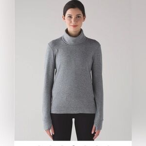 Lululemon Double Up Long Sleeve (Reversible) | Gray | Size 6